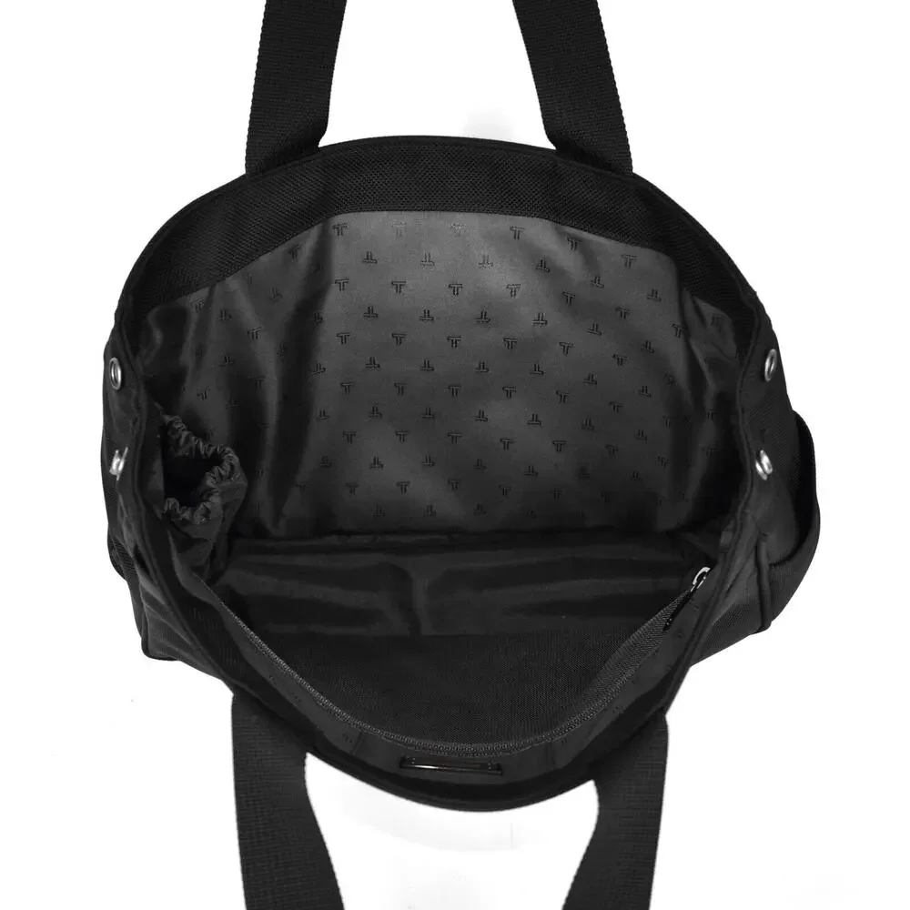 C5 Auth TUMI Voyageur Dara Black Ballistic Nylon Courier Tote Bag Style 26190D4